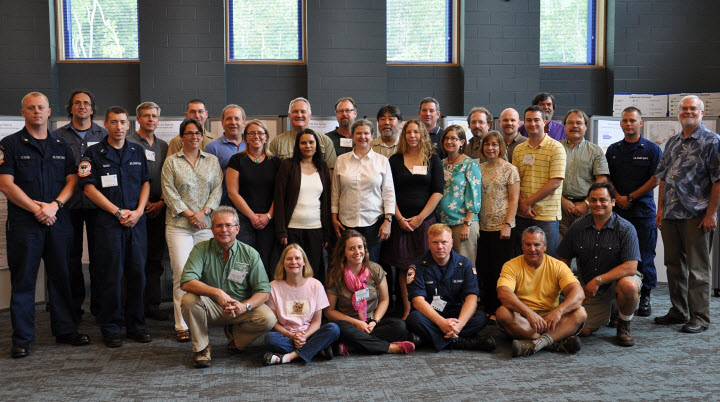 Group photo of 30 workshop participants.