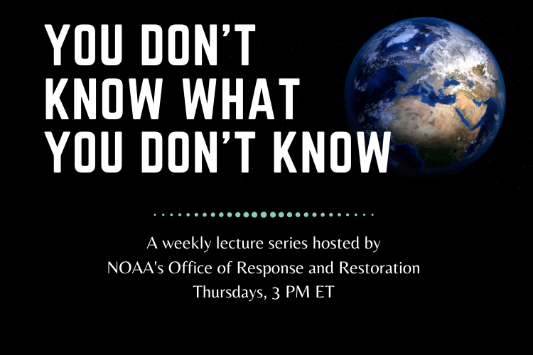 Poster for the lecture series, You Don't Know What You Don't Know.