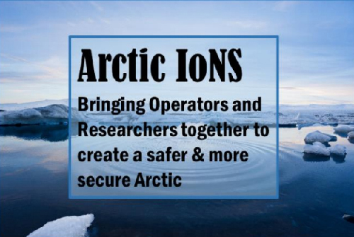 Banner promoting Arctic IoNS.