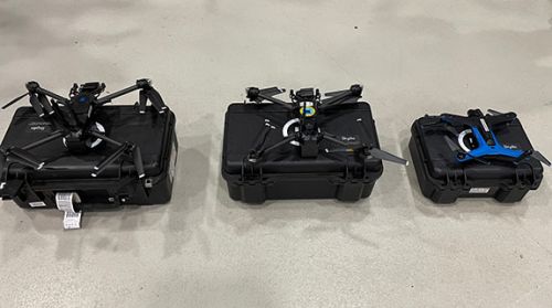Three drones. 