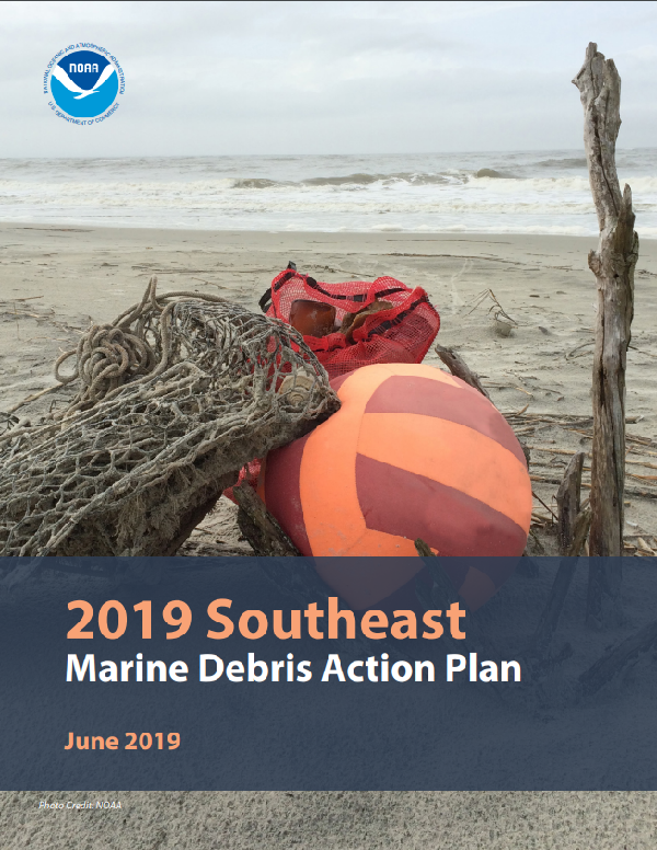 Southeast Marine Debris Action Plan Report cover.