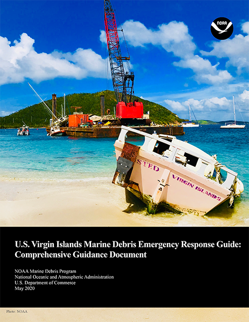 Report cover showing a beached vessel.