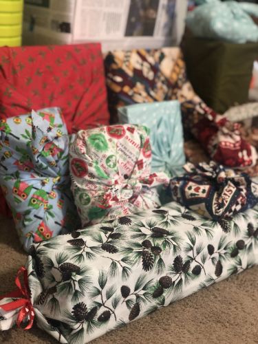 Wrapped gifts.