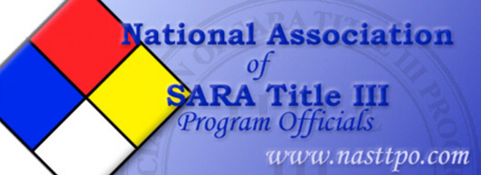 Banner: National Association of SARA Title III Program Officials.