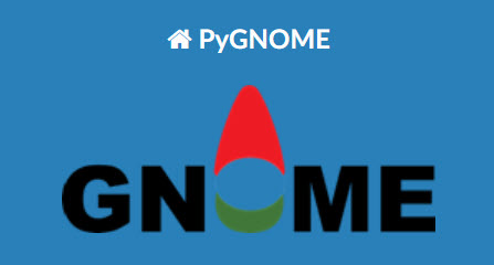 PyGNOME, with GNOME logo.