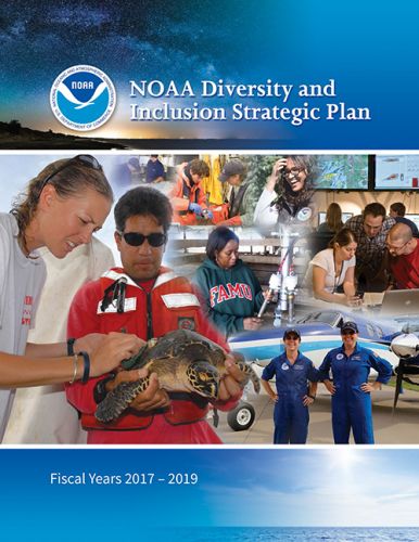 Brochure cover of NOAA Diversity Plan.