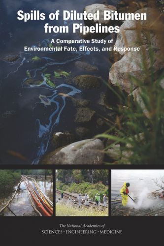 Cover of report: Spills of Diluted Bitumen from Pipelines...