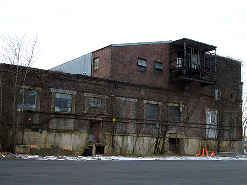 Decrepit, old commercial building.