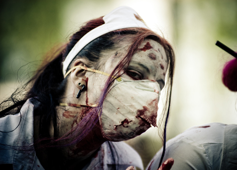 Zombie nurse.