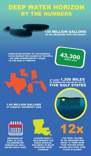 Infographic about Deepwater Horizon.