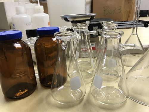 Brown and clear glass bottles. Image credit: NOAA.