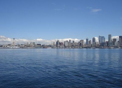 Seattle skyline on Lake Washington. Image credit: NOAA.