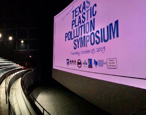 Large banner, advertising the symposium.