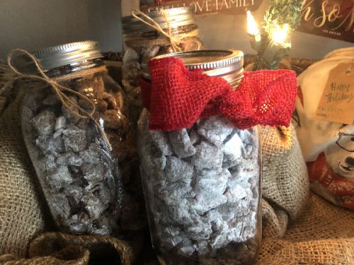 Holiday gifts in jars