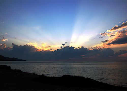 Sunset over Lake Erie.