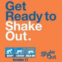 A graphic reading "Get Read to Shake Out."