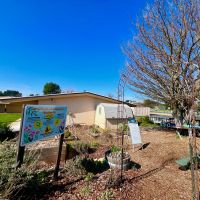 An garden at Santa Rosa Academic Academy.