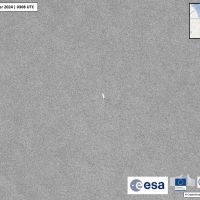 Satellite image from Sentinel-1A on September 12, 2024, provided by NOAA NESDIS. No visible oil was observed in the imagery.