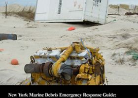 The cover of the New York Marine Debris Emergency Response Guide. 
