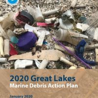 Great Lakes Marine Debris Action plan cover.