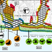 Map showing coastal resources. 