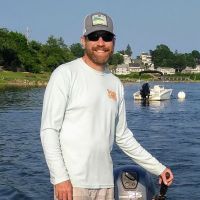 Man in a boat.