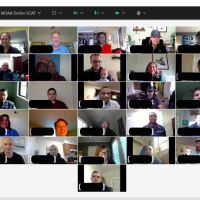 A screenshot of a video meeting.