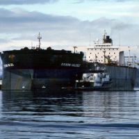 The ship Exxon Valdez.