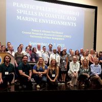 Participants from the "Nurdle Spills in Coastal and Marine Environments Workshop" (Credit: University of New Hampshire)