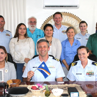 Members of a U.S. team from NOAA and USCG, RMI EPA Managing Director and staff, and representative of SPREP in Majuro, Marshall Islands for oil spill response planning meetings.